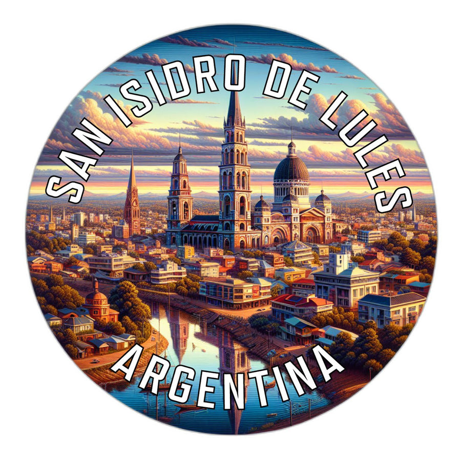 San Isidro de Lules Argentina Souvenir Die Cut Flat Magnet Image 1