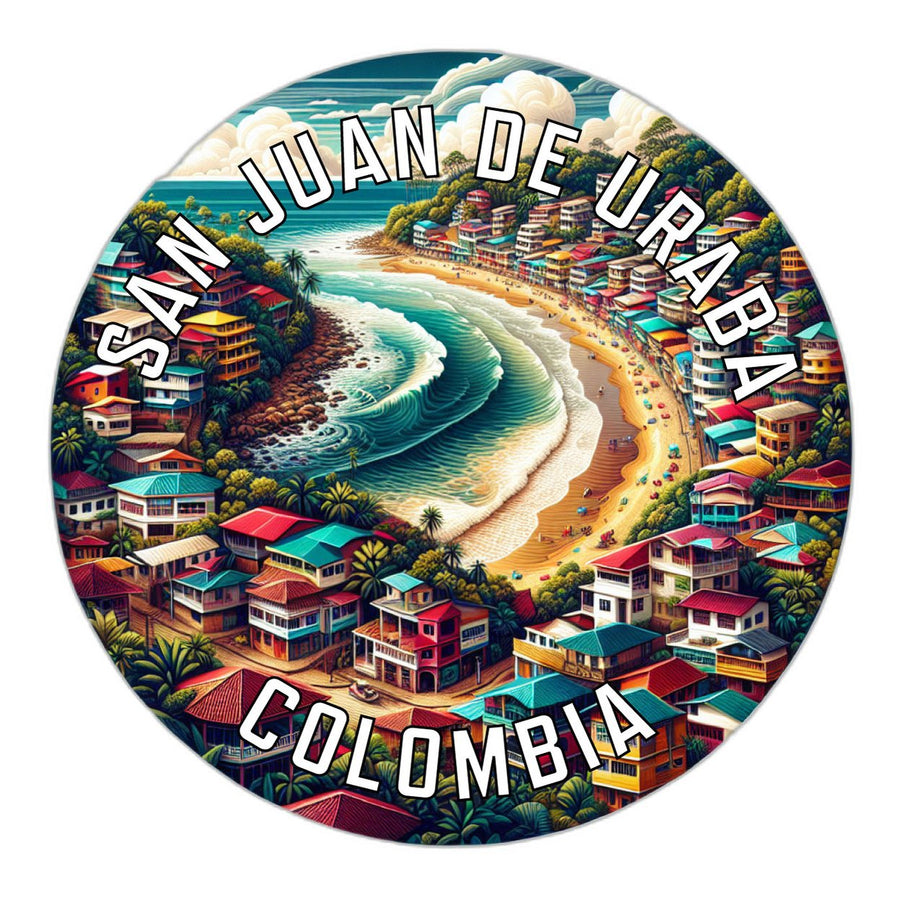 San Juan de Uraba Colombia Souvenir Die Cut Flat Magnet Image 1