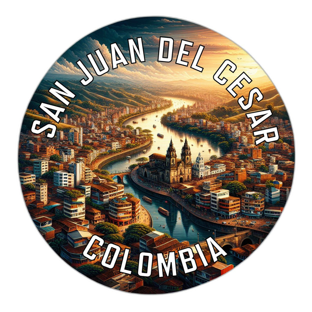 San Juan del Cesar Colombia Souvenir Die Cut Flat Magnet Image 1