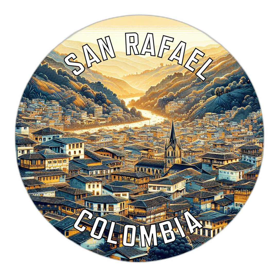 San Rafael Colombia Souvenir Die Cut Flat Magnet Image 1