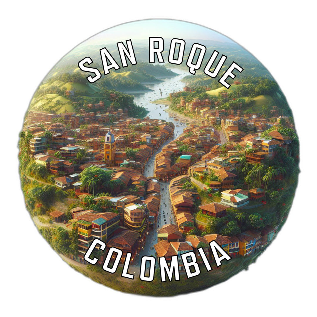 San Roque Colombia Souvenir Die Cut Flat Magnet Image 1