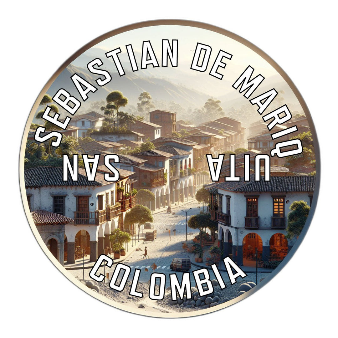 San Sebastian de Mariquita Colombia Souvenir Die Cut Flat Magnet Image 1