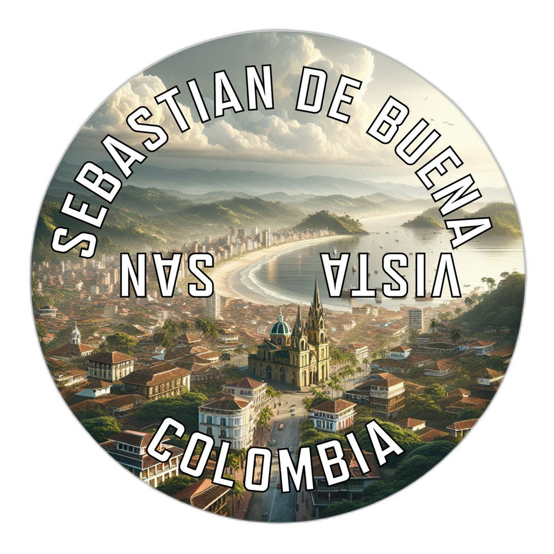 San Sebastian de Buenavista Colombia Souvenir Die Cut Flat Magnet Image 1