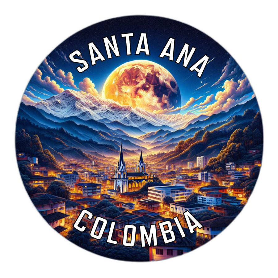 Santa Ana Colombia Souvenir Die Cut Flat Magnet Image 1