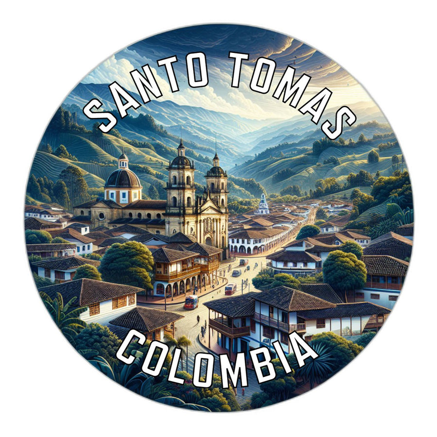 Santo Tomas Colombia Souvenir Die Cut Flat Magnet Image 1