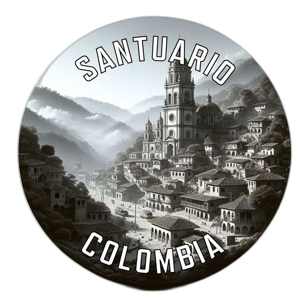 Santuario Colombia Souvenir Die Cut Flat Magnet Image 1