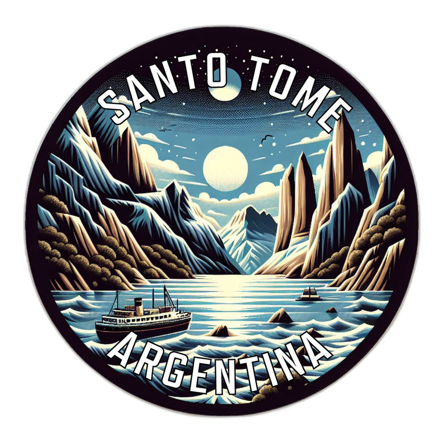 Santo Tome Argentina Souvenir Die Cut Flat Magnet Image 1