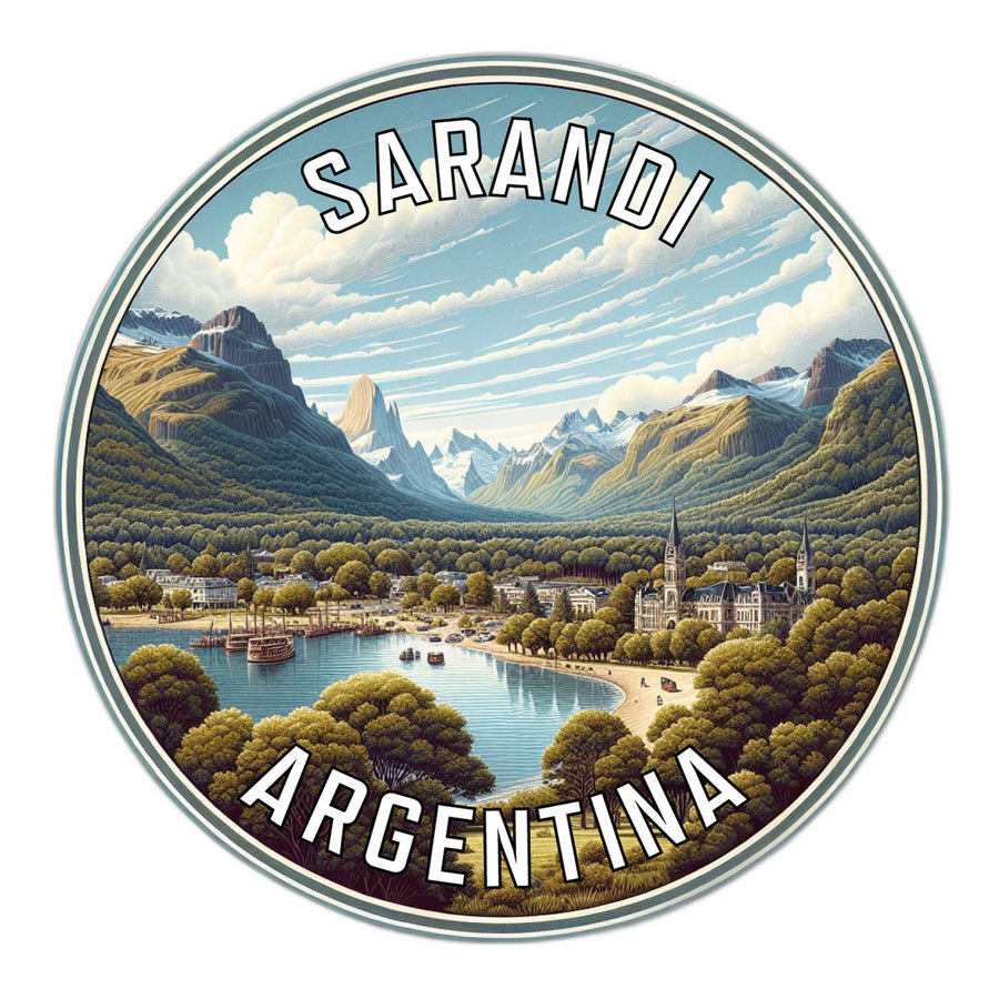 Sarandi Argentina Souvenir Die Cut Flat Magnet Image 1