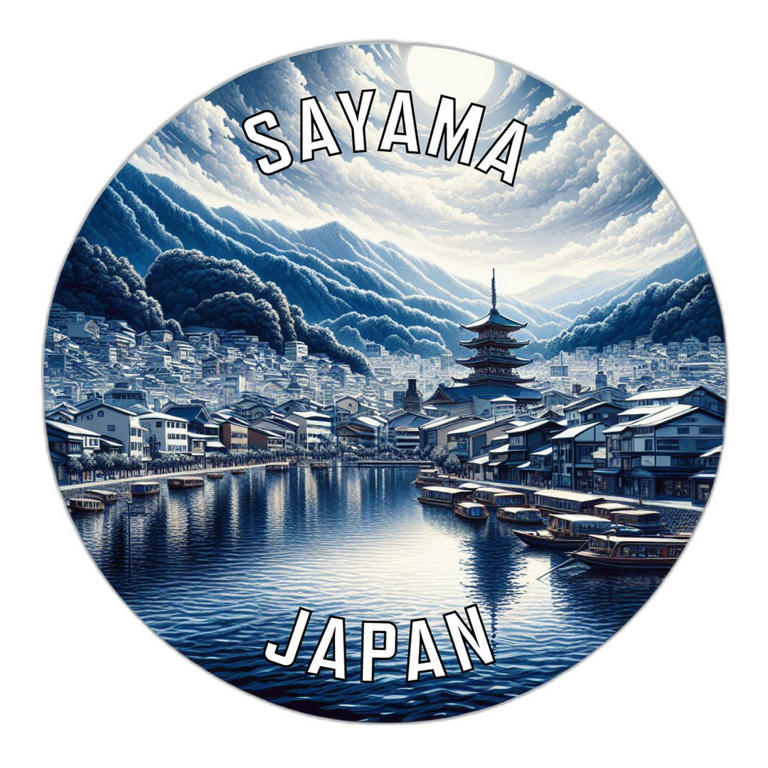 Sayama Japan Souvenir Die Cut Flat Magnet Image 1