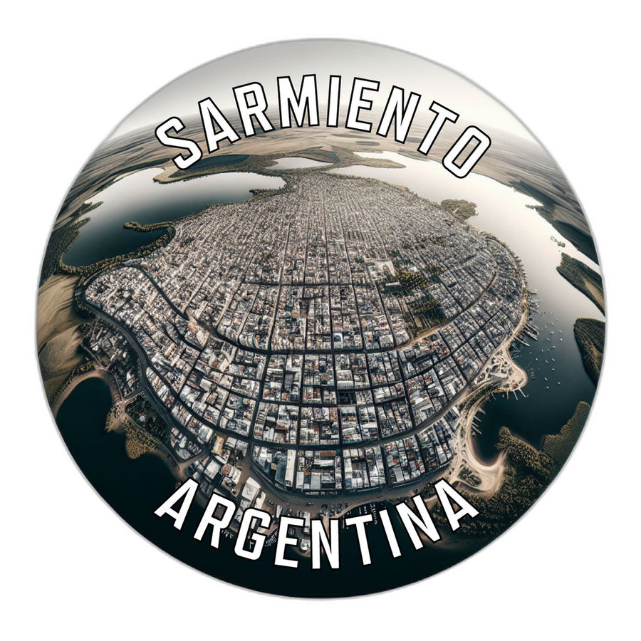 Sarmiento Argentina Souvenir Die Cut Flat Magnet Image 1