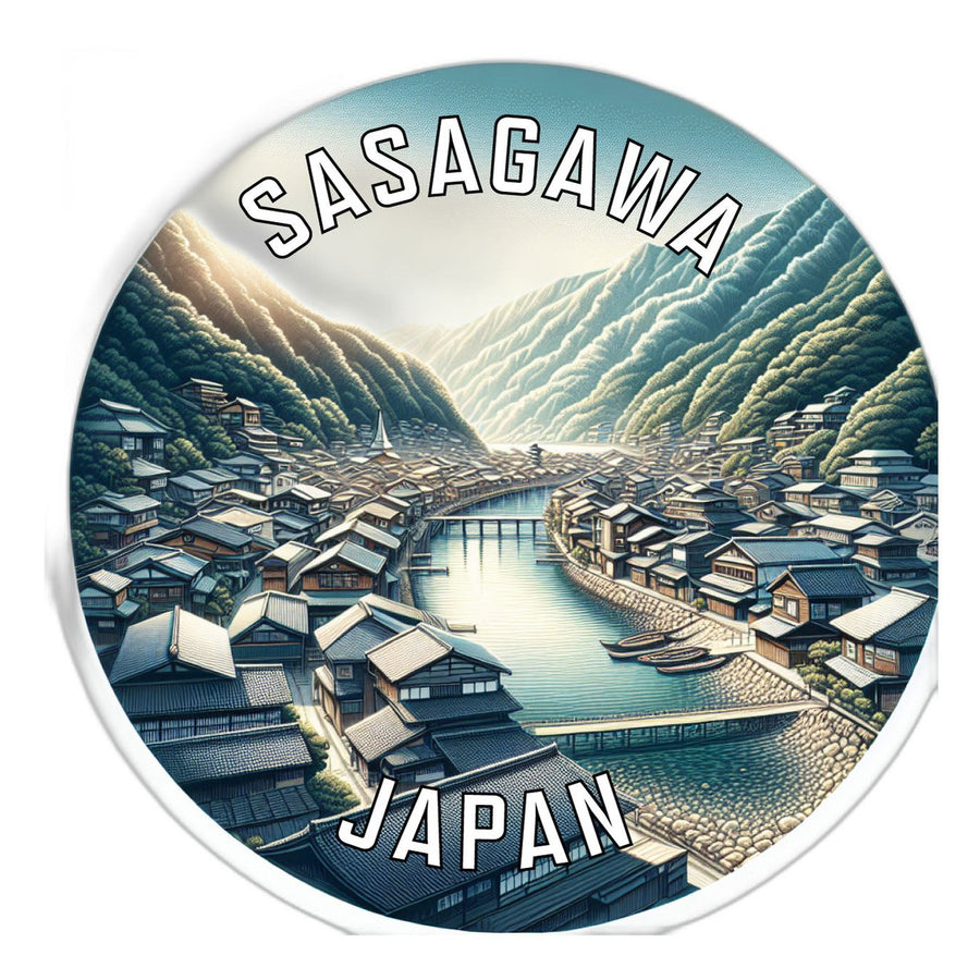 Sasagawa Japan Souvenir Die Cut Flat Magnet Image 1