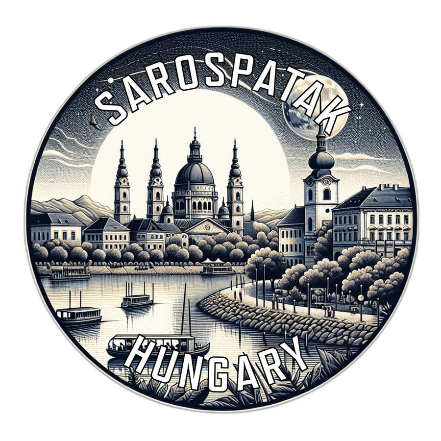 Sarospatak Hungary Souvenir Die Cut Flat Magnet Image 1