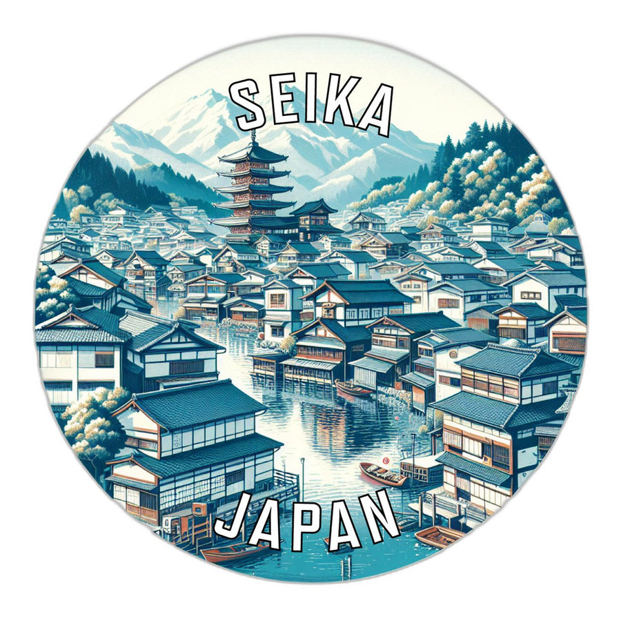 Seika Japan Souvenir Die Cut Flat Magnet Image 1