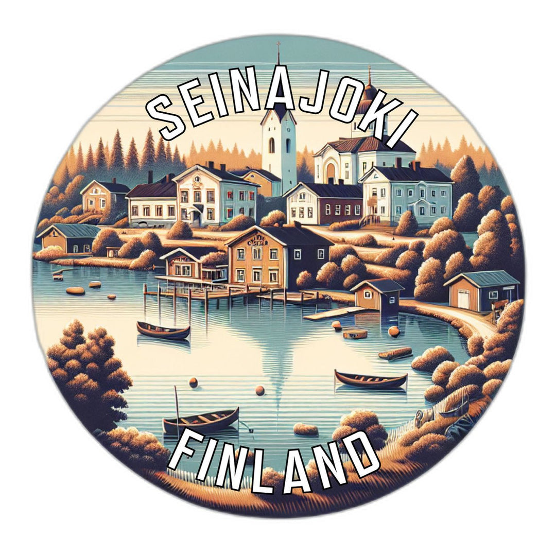 Seinajoki Finland Souvenir Die Cut Flat Magnet Image 1