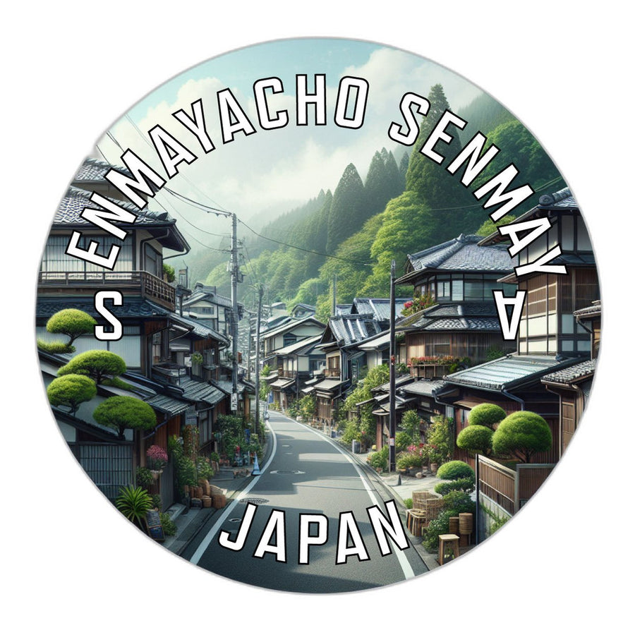 Senmayacho senmaya Japan Souvenir Die Cut Flat Magnet Image 1