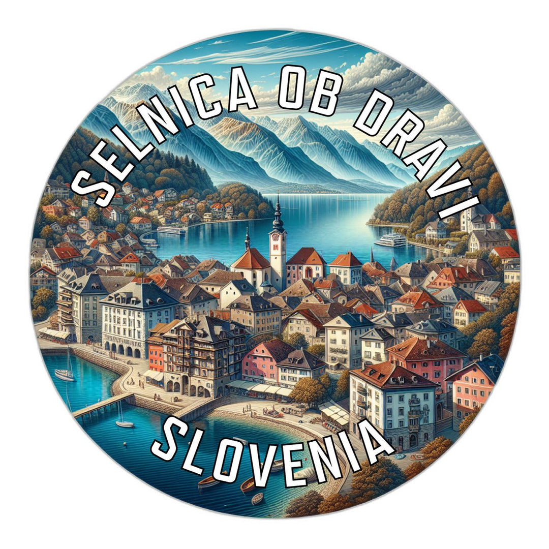 Selnica ob Dravi Slovenia Souvenir Die Cut Flat Magnet Image 1