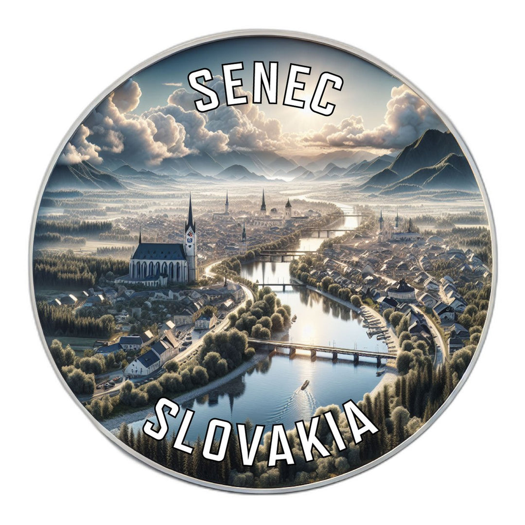 Senec Slovakia Souvenir Die Cut Flat Magnet Image 1