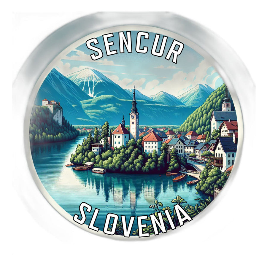 Sencur Slovenia Souvenir Die Cut Flat Magnet Image 1