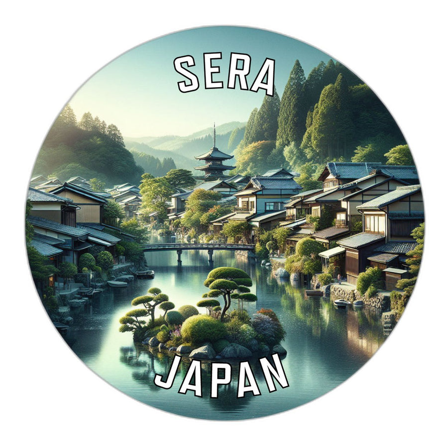 Sera Japan Souvenir Die Cut Flat Magnet Image 1