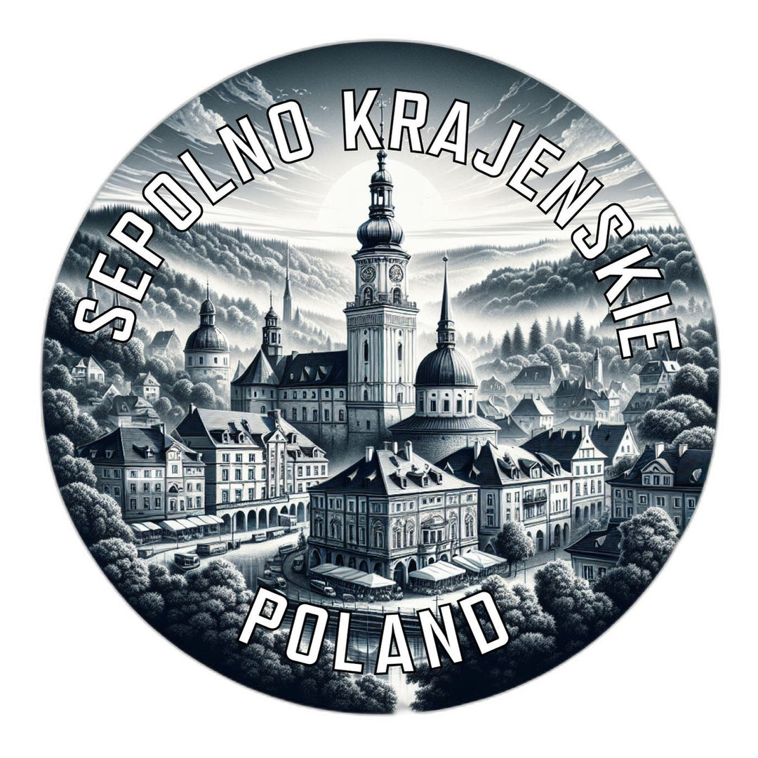 Sepolno Krajenskie Poland Souvenir Die Cut Flat Magnet Image 1