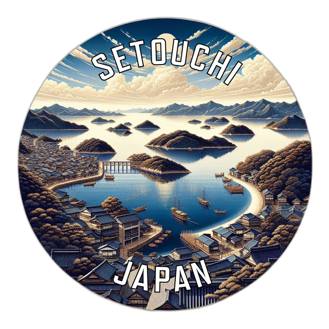 Setouchi Japan Souvenir Die Cut Flat Magnet Image 1