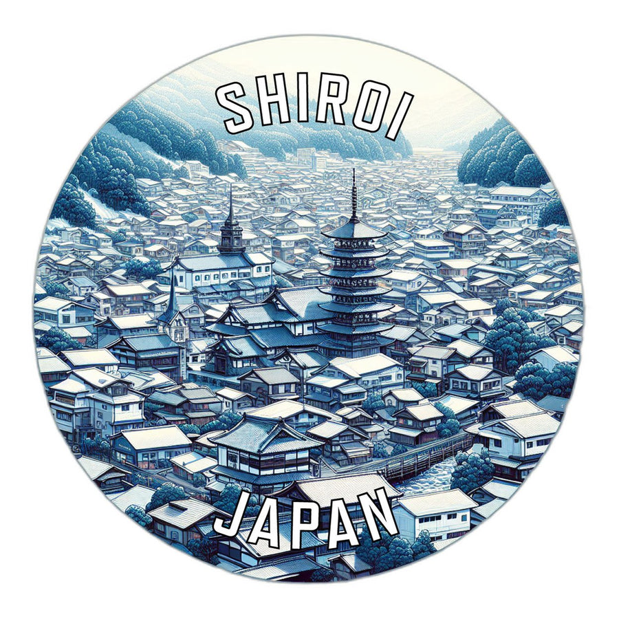 Shiroi Japan Souvenir Die Cut Flat Magnet Image 1