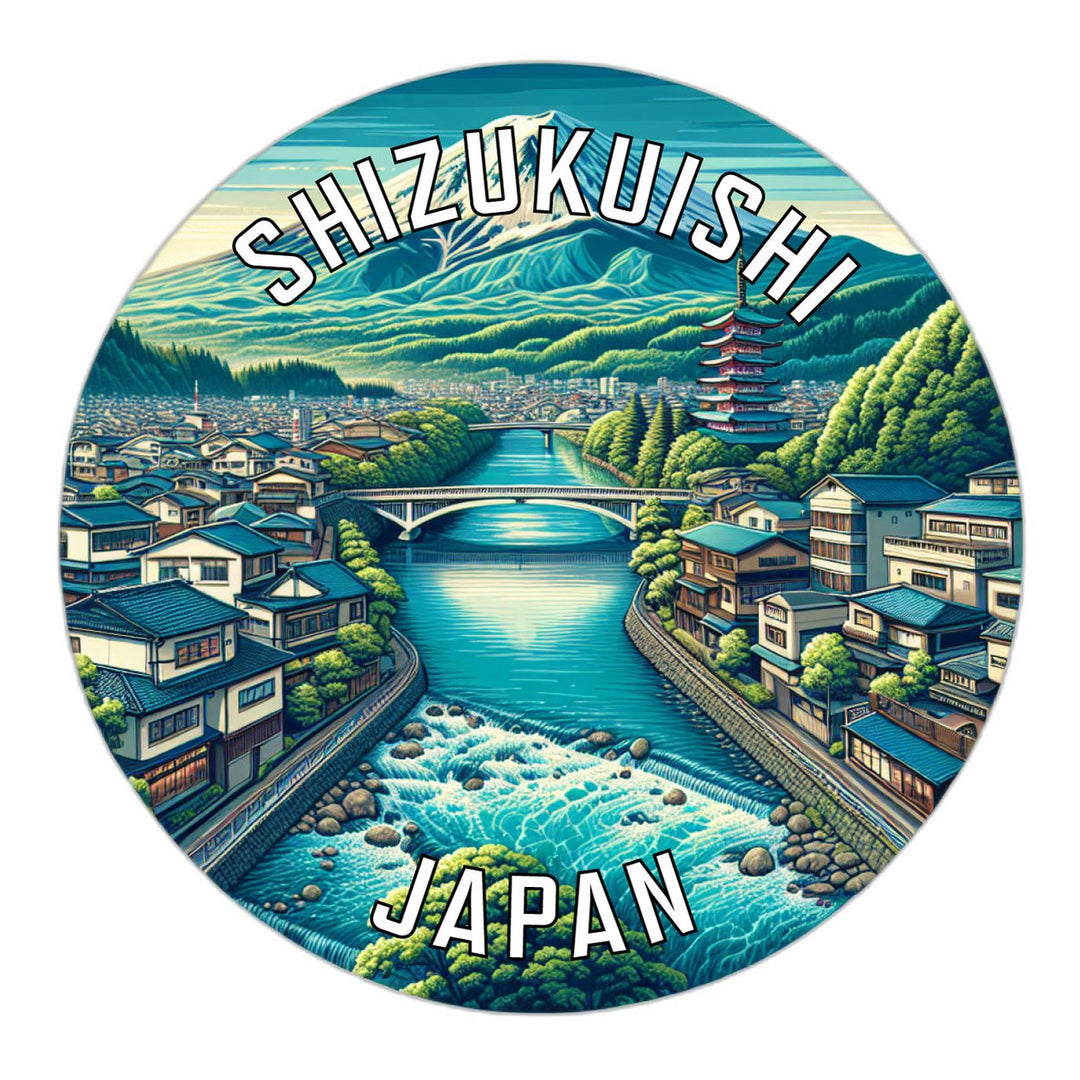 Shizukuishi Japan Souvenir Die Cut Flat Magnet Image 1