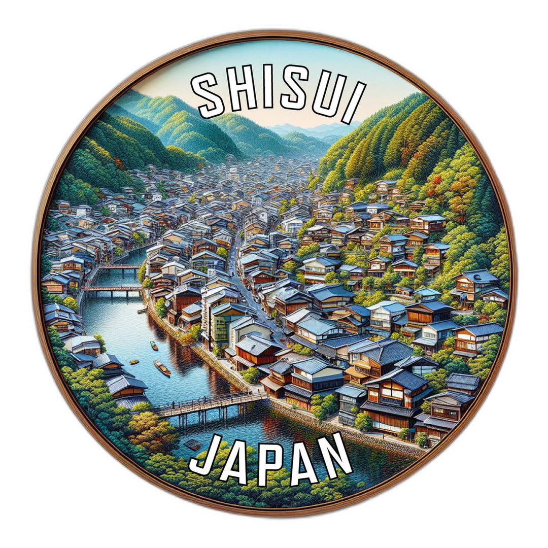 Shisui Japan Souvenir Die Cut Flat Magnet Image 1