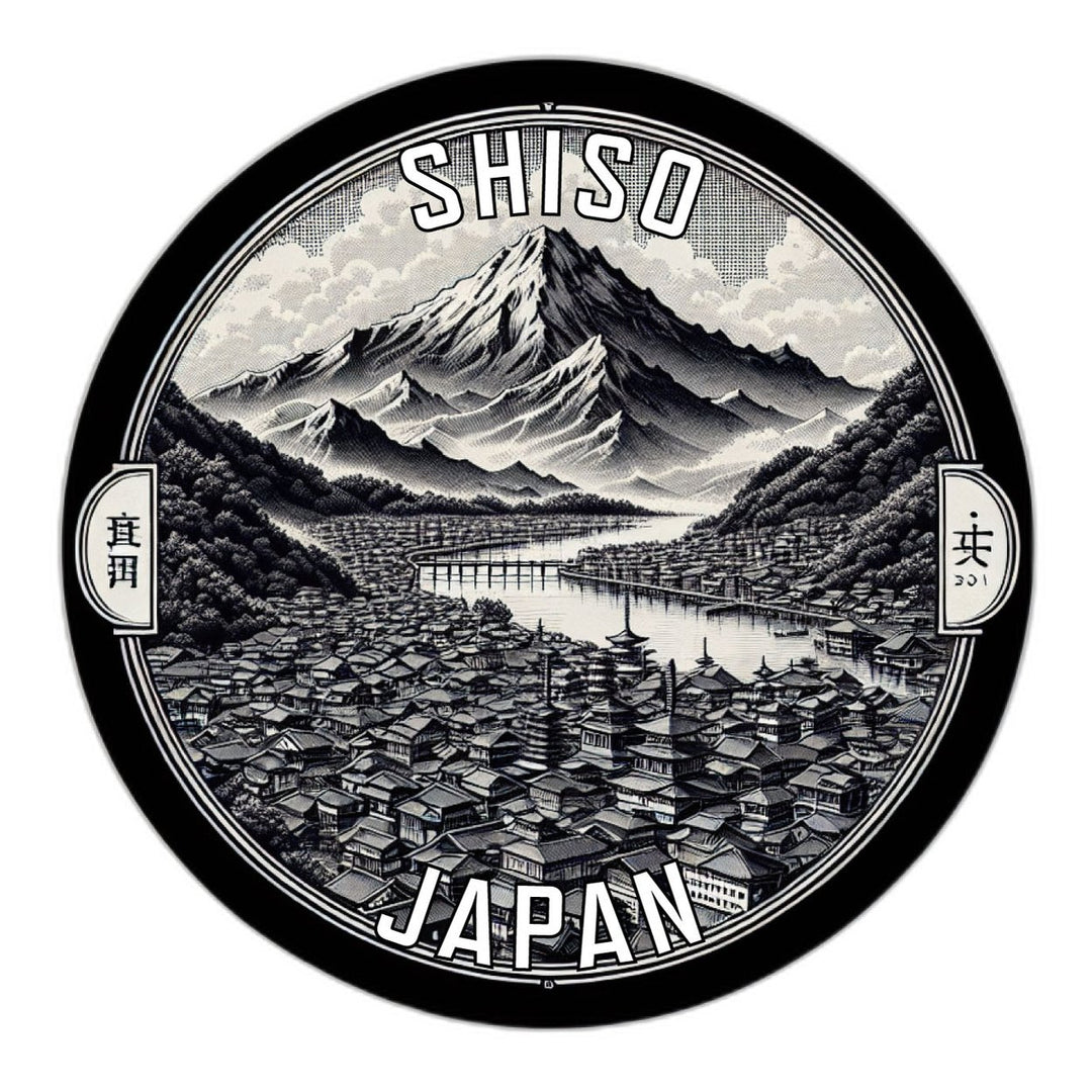 Shiso Japan Souvenir Die Cut Flat Magnet Image 1