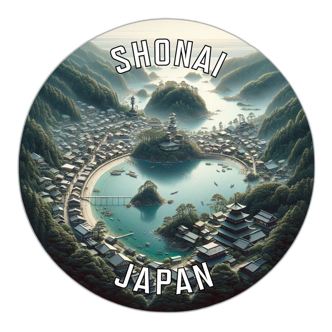 Shonai Japan Souvenir Die Cut Flat Magnet Image 1