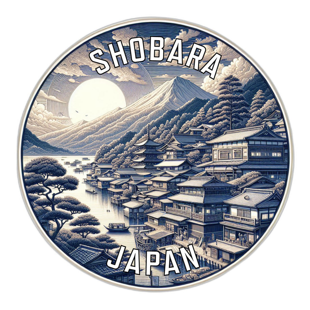 Shobara Japan Souvenir Die Cut Flat Magnet Image 1