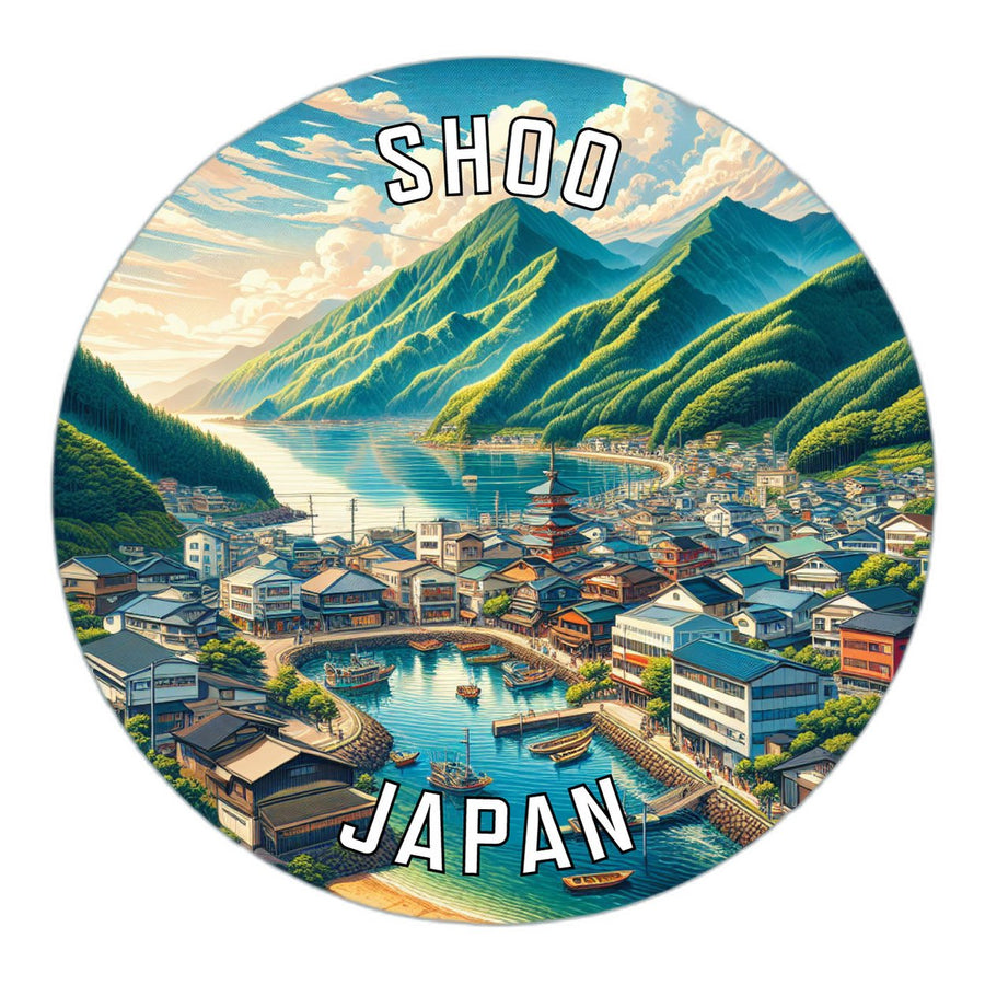 Shoo Japan Souvenir Die Cut Flat Magnet Image 1