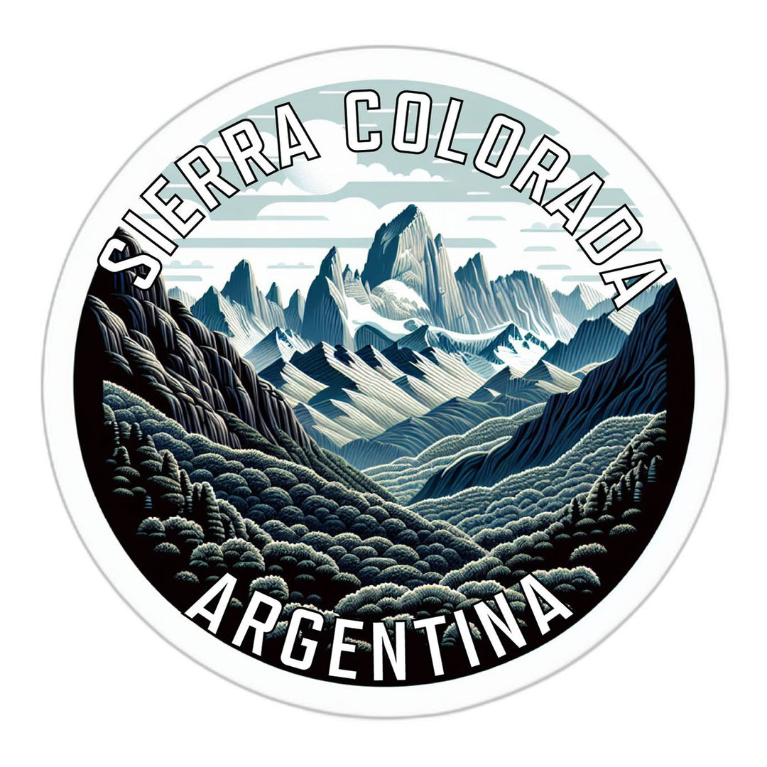 Sierra Colorada Argentina Souvenir Die Cut Flat Magnet Image 1