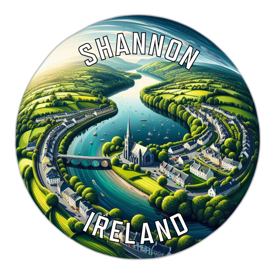 Shannon Ireland Souvenir Die Cut Flat Magnet Image 1