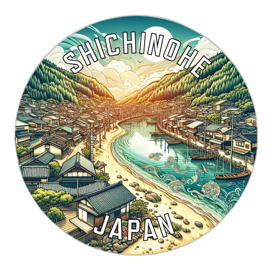 Shichinohe Japan Souvenir Die Cut Flat Magnet Image 1