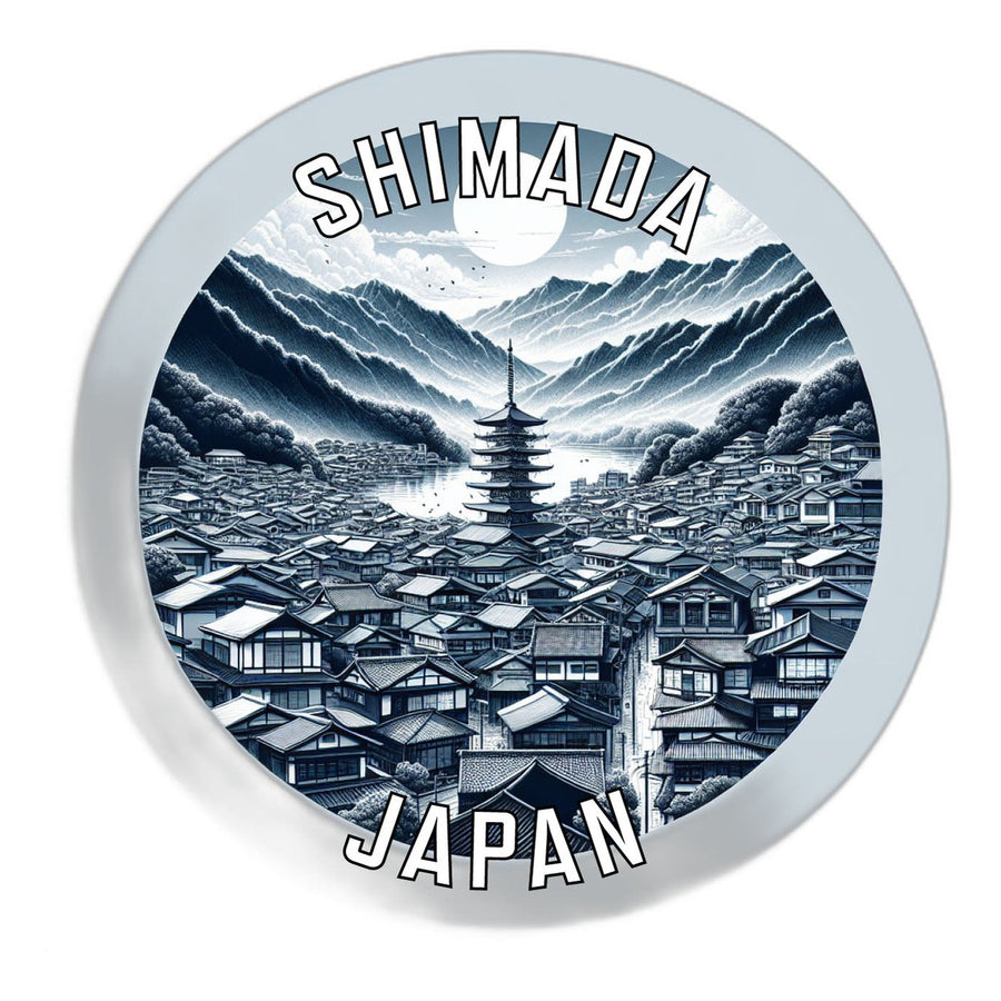 Shimada Japan Souvenir Die Cut Flat Magnet Image 1