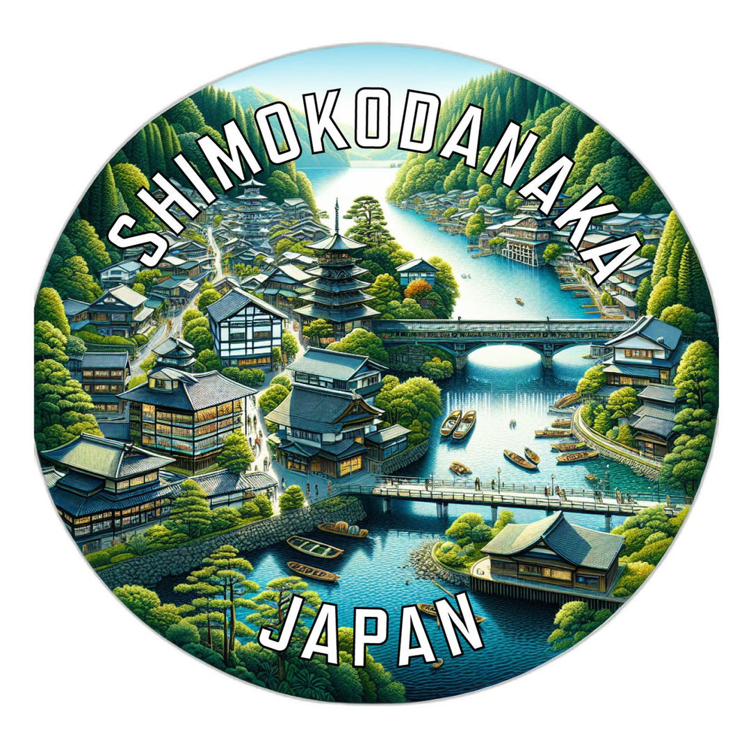 Shimokodanaka Japan Souvenir Die Cut Flat Magnet Image 1