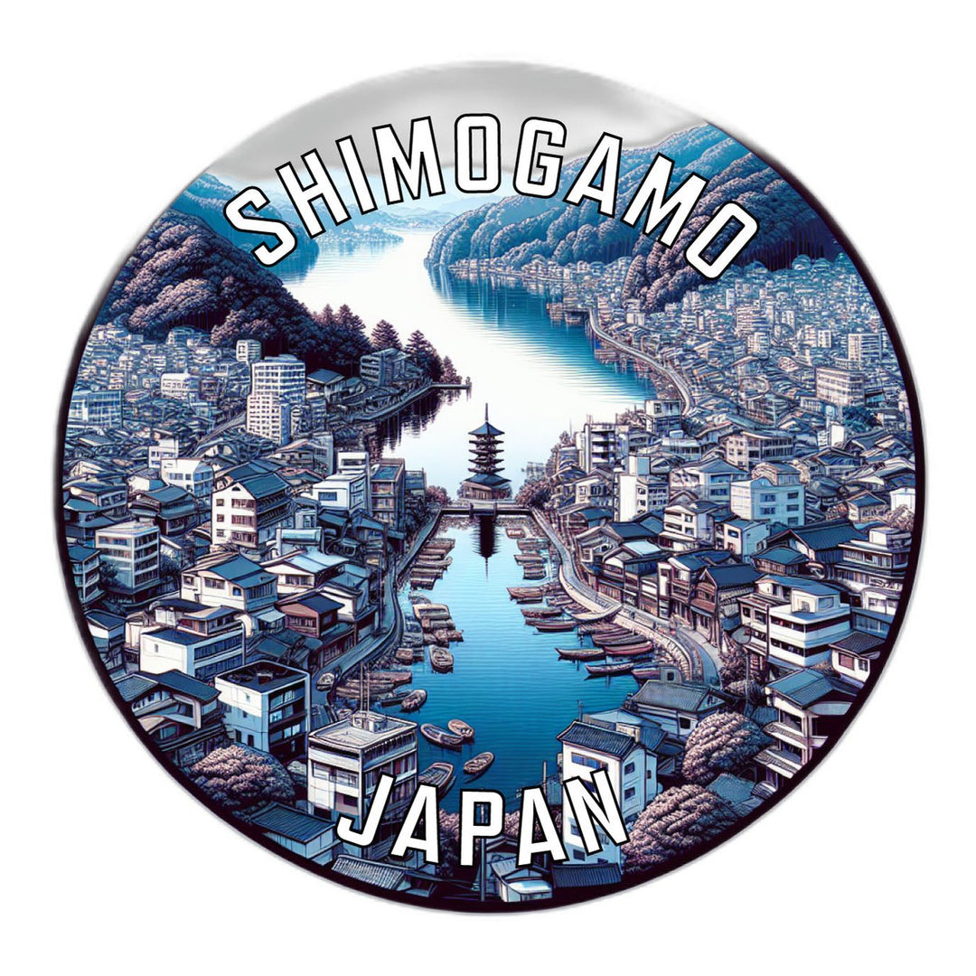 Shimogamo Japan Souvenir Die Cut Flat Magnet Image 1