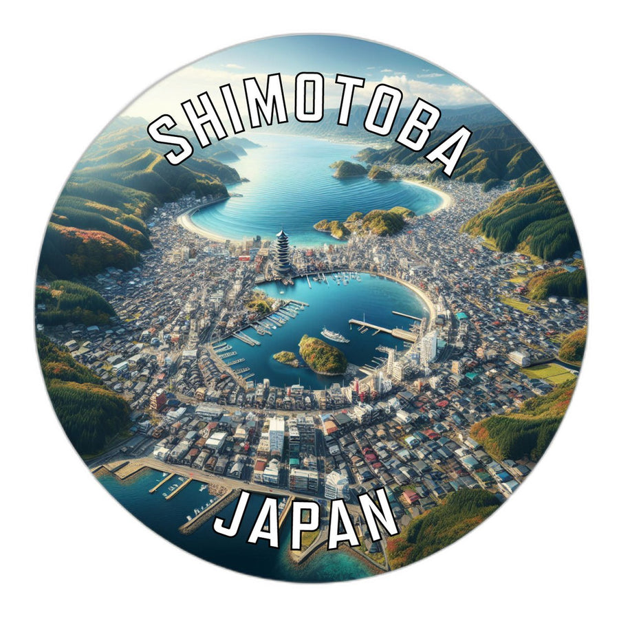 Shimotoba Japan Souvenir Die Cut Flat Magnet Image 1