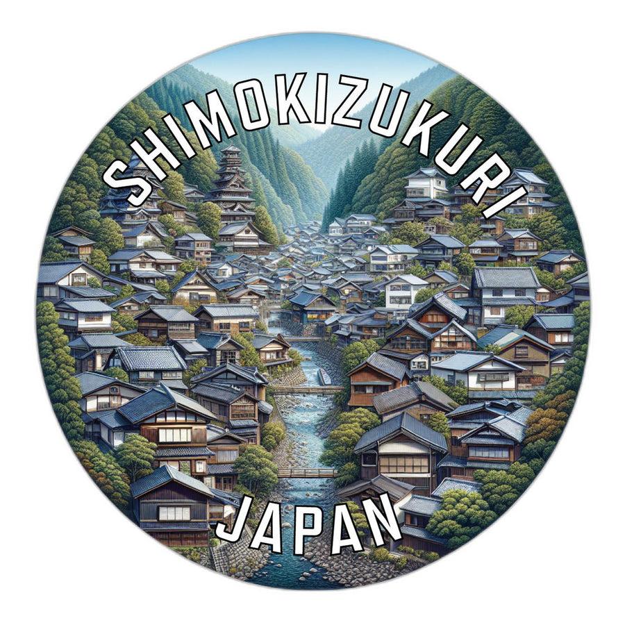 Shimokizukuri Japan Souvenir Die Cut Flat Magnet Image 1