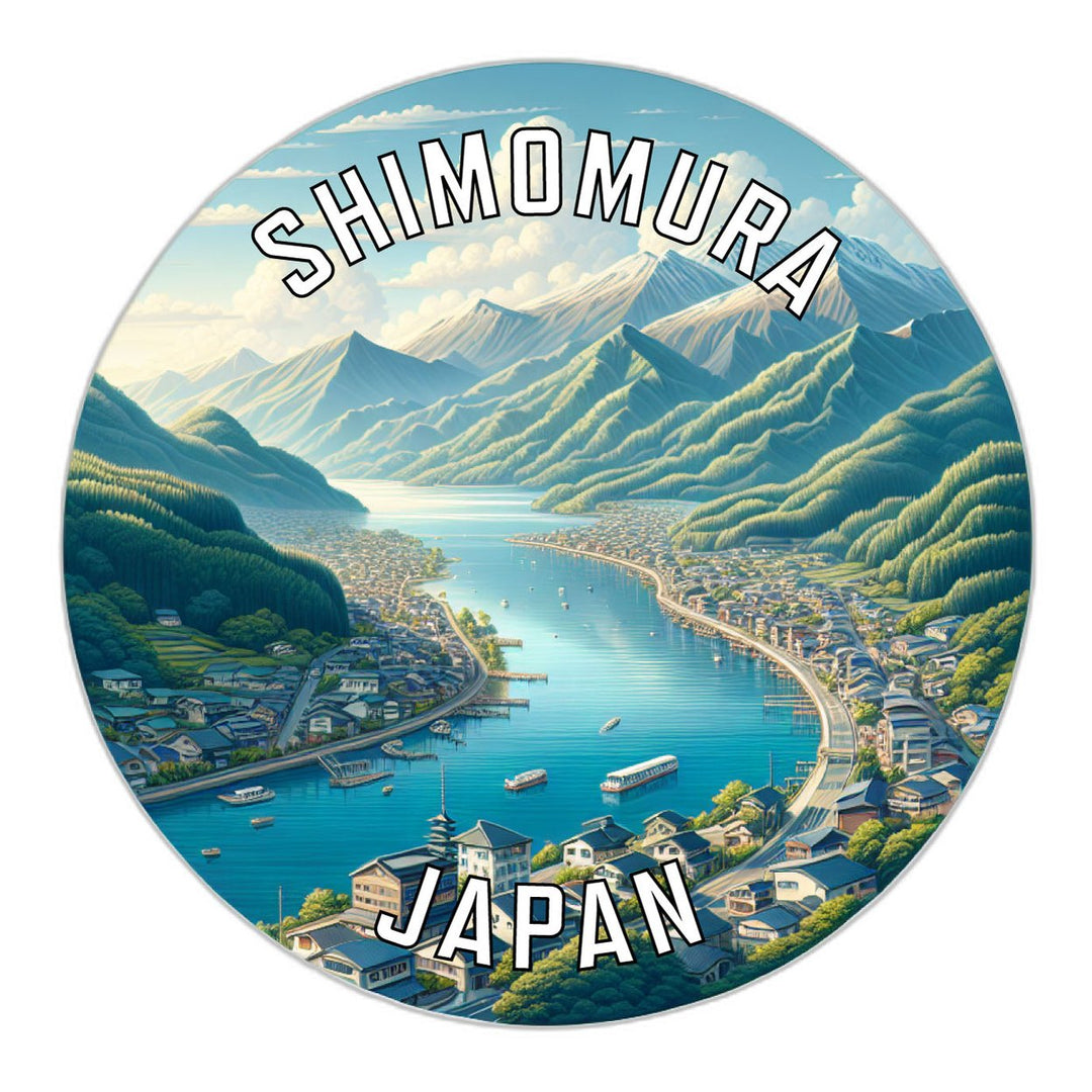 Shimomura Japan Souvenir Die Cut Flat Magnet Image 1