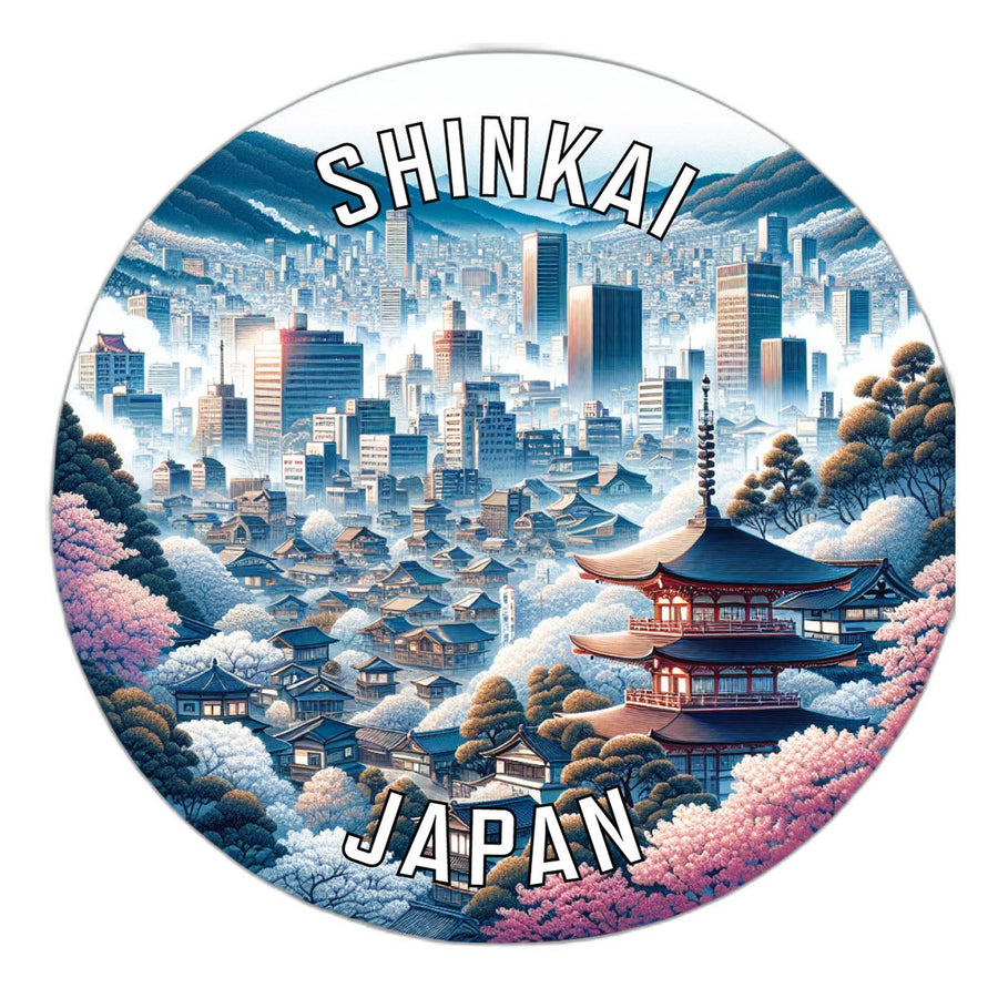 Shinkai Japan Souvenir Die Cut Flat Magnet Image 1