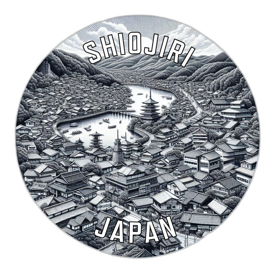 Shiojiri Japan Souvenir Die Cut Flat Magnet Image 1