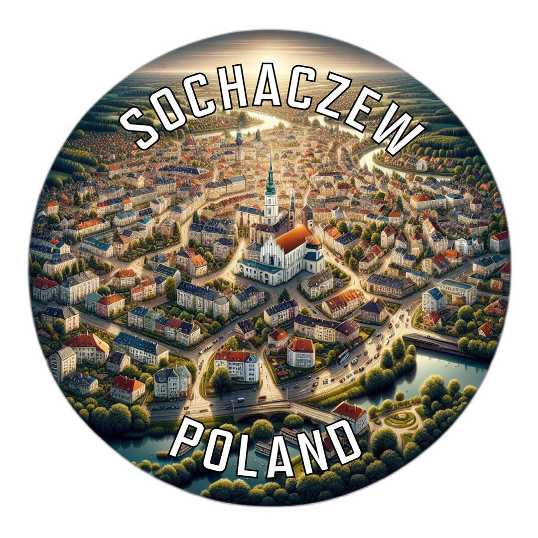 Sochaczew Poland Souvenir Die Cut Flat Magnet Image 1