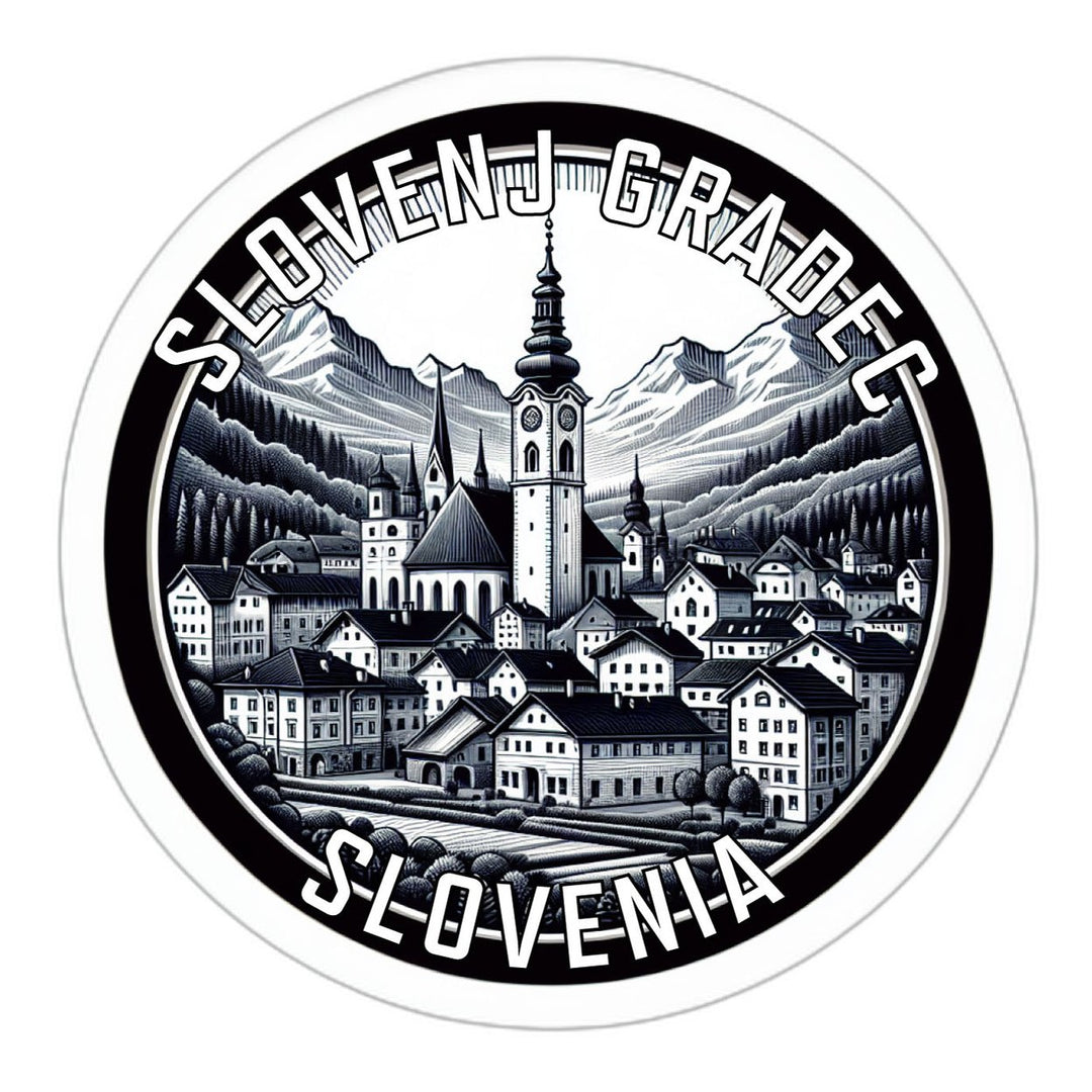 Slovenj Gradec Slovenia Souvenir Die Cut Flat Magnet Image 1