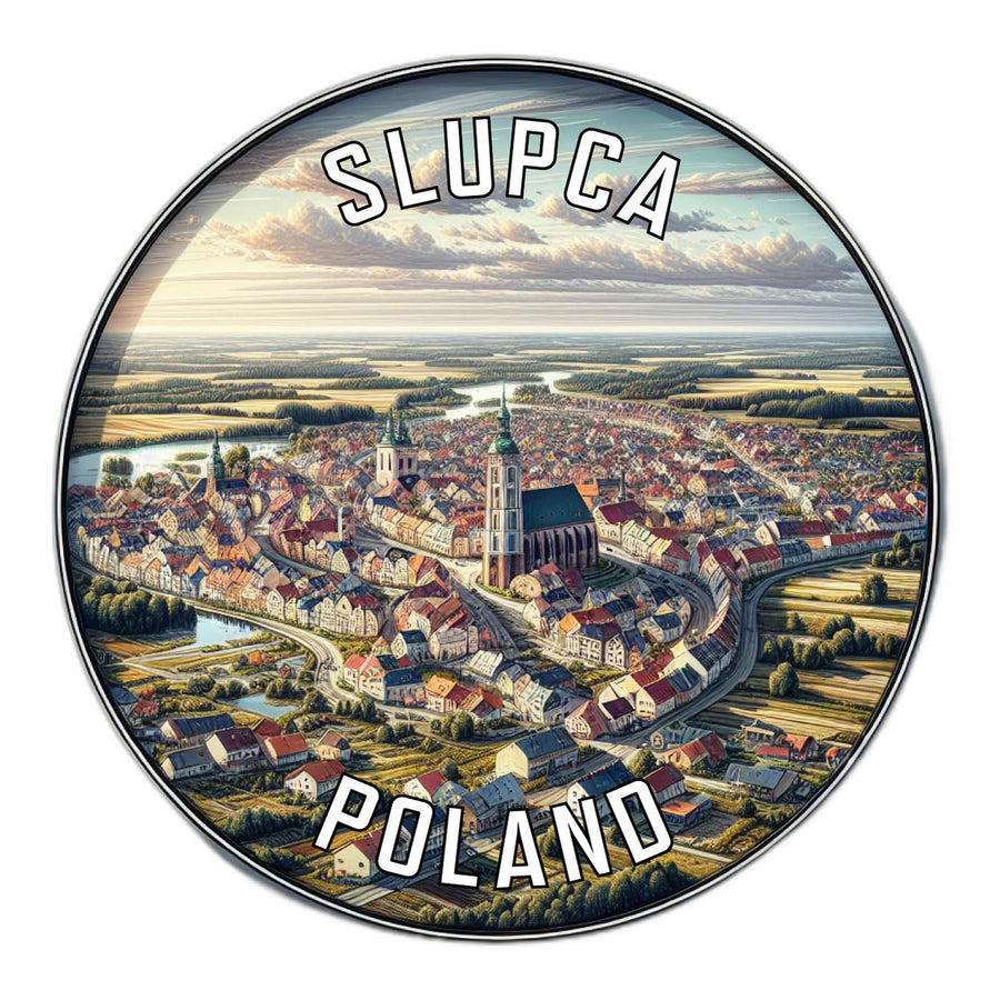 Slupca Poland Souvenir Die Cut Flat Magnet Image 1