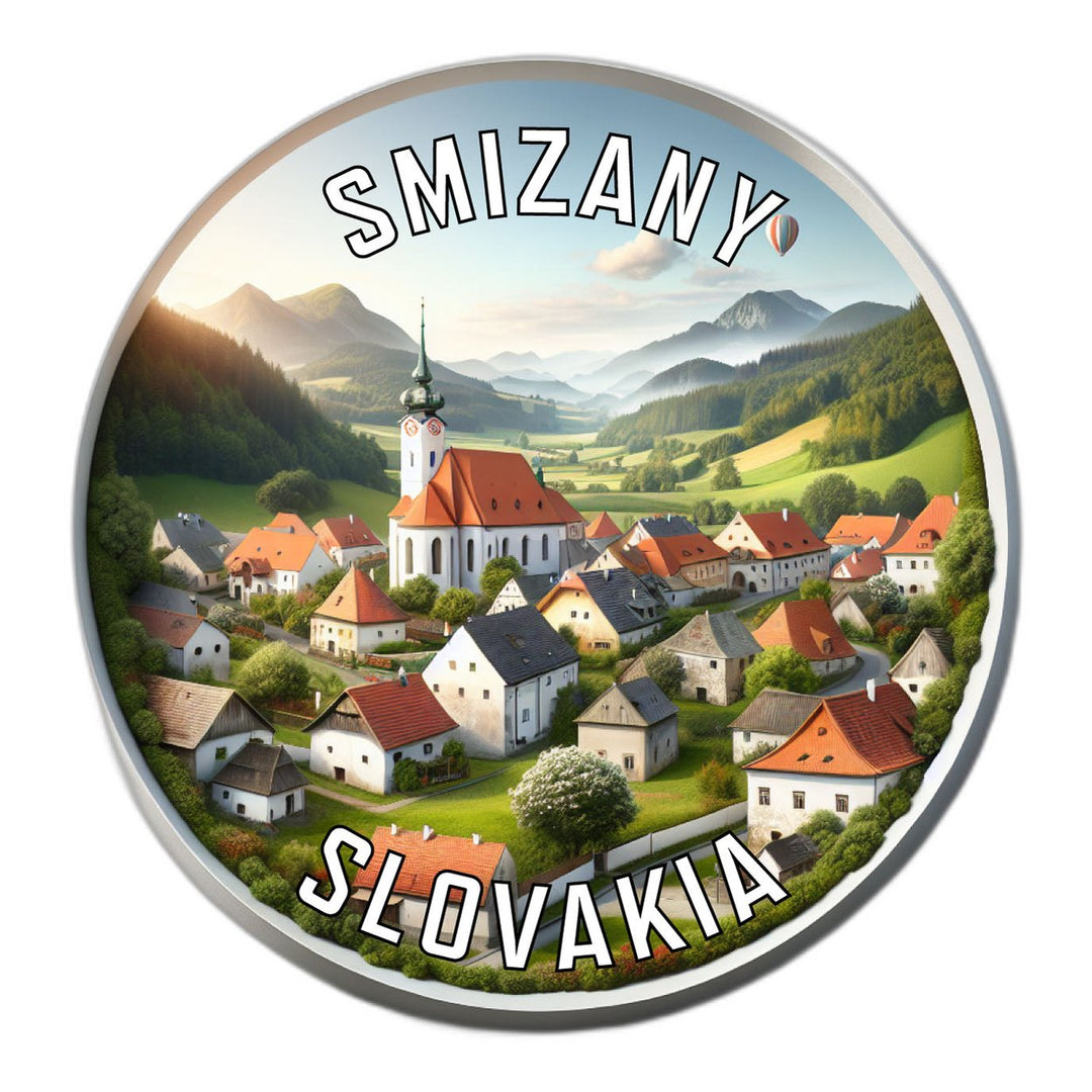 Smizany Slovakia Souvenir Die Cut Flat Magnet Image 1