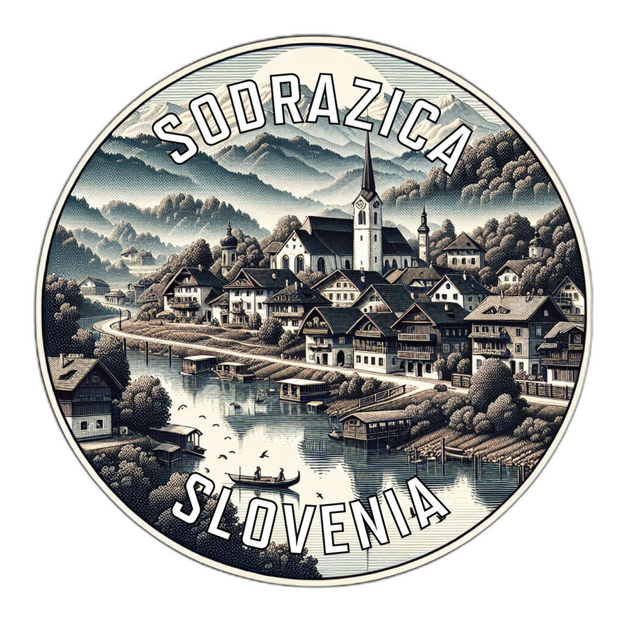 Sodrazica Slovenia Souvenir Die Cut Flat Magnet Image 1