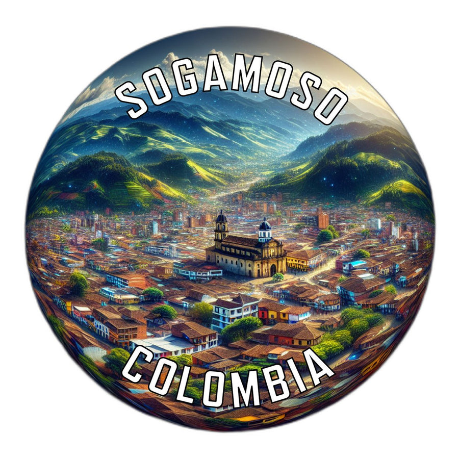 Sogamoso Colombia Souvenir Die Cut Flat Magnet Image 1