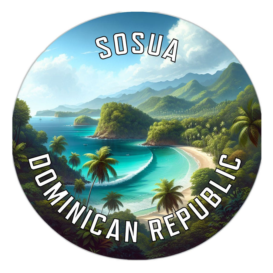 Sosua Dominican Republic Souvenir Die Cut Flat Magnet Image 1